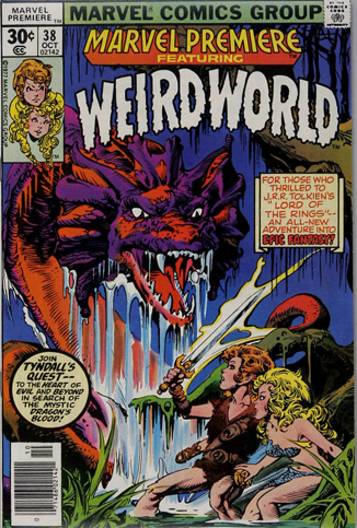 Marvel Premiere #38 (October, 1977): Weirdworld. Click for values