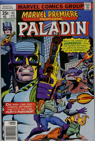 Marvel Premiere #43 (August, 1978): Paladin. Click for values