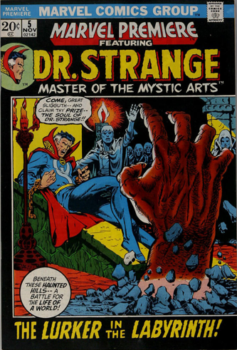Marvel Premiere #5 (November, 1972): Dr. Strange. Click for values