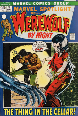 Marvel Spotlight #3, May, 1972: Werewolf By Night; Mike Ploog Cover. Click for value