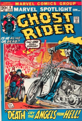 Marvel Spotlight #6, October, 1972: 2nd Appearance of Ghost Rider. Click for value