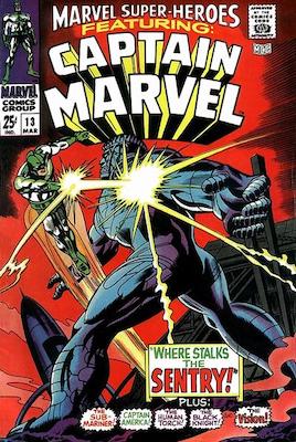 Origin and First Appearance, Carol Danvers (Ms. Marvel), Marvel Super Heroes #13, Marvel Comics, 1968. Click for value