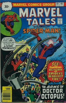 Marvel Tales #69 30 Cent Price Variant July, 1976. Starburst Flash
