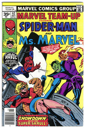 Marvel Team-Up #62 35c Price Variant