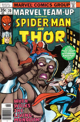 Marvel Team Up #70: Click Here for Values Marvel Team Up #70: Click Here for Values