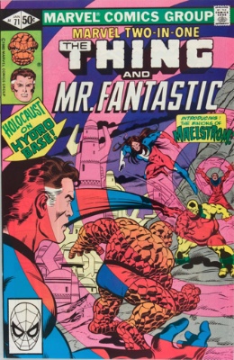 Origin and First Appearance, Maelstrom, Marvel Two-in-One #71, Marvel Comics, 1981. Click for value