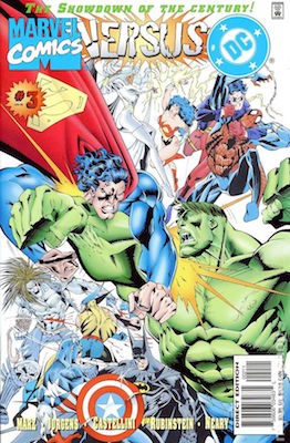 Marvel vs DC #1: Modern Fight Between Multiple Heroes. Click for values
