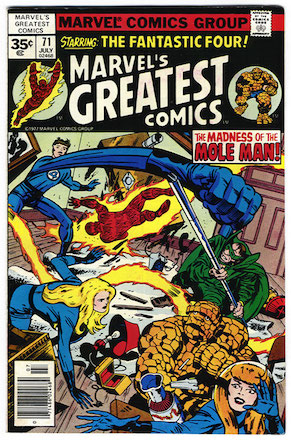 Marvel's Greatest Comics #71 Marvel 35c Price Variant
