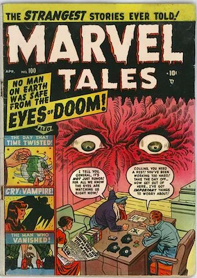 Marvel Tales #100: Click Here for Values