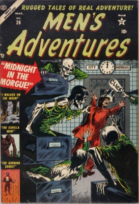 Origin and First Appearance, Gorilla-Man, Men's Adventures #26, Marvel Comics, 1954. Click for value