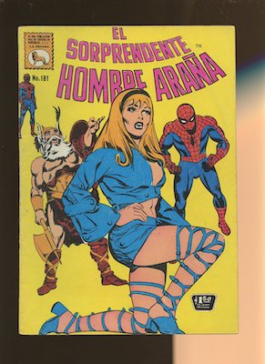 Mexican Spider Man vol 1 #181. Click for values.