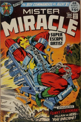 Origin and First Appearance, Mad Harriet, Mister Miracle #6, DC Comics, 1972. Click for value