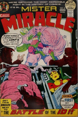 Origin and First Appearance, Gilotina, Mister Miracle #8, DC Comics, 1972. Click for value