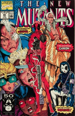 New Mutants #98 (Marvel, 1991): First Appearance of Deadpool, Gideon and Domino (Copycat). Click for values