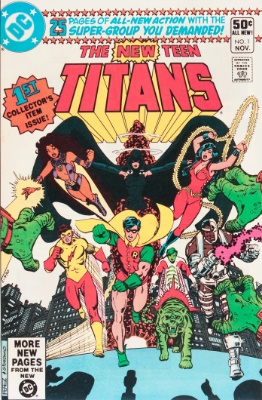 New Teen Titans #1 (November, 1980): First Issue, New Teen Titans. Click for value