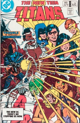 New Teen Titans #34 (September, 1983): Terra's Treachery Revealed; Kid Flash Resigns. Click for value