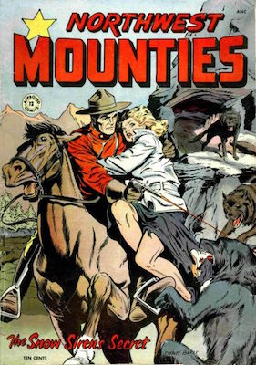 Northwest Mounties / Approved Comics #12, Matt Baker. Click for values