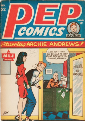 PEP Comics #52: Suzie stories begin. Click for value