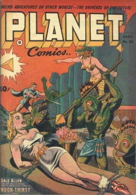 Planet Comics #26: Bondage / Bug-Eyed Monster cover