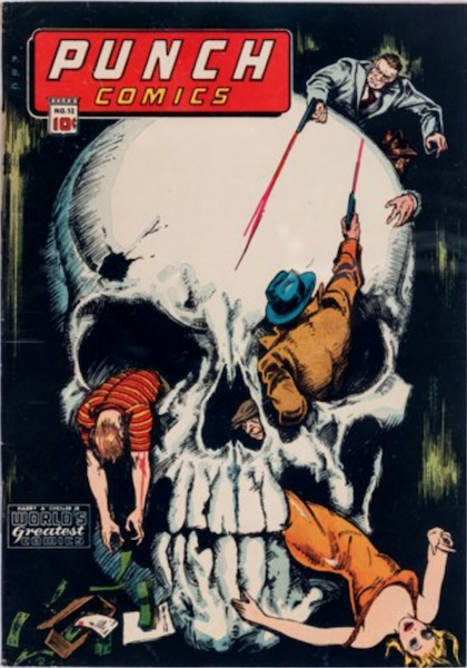 Punch Comics #12. Click to read more about PreCode horror comics (opens in new tab)