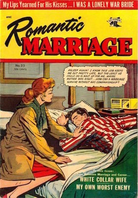 Romantic Marriage #23: Matt Baker cover. Click for values