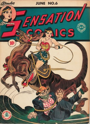 Sensation Comics #6: Origin and First Appearance, Wonder Woman's Golden Lasso. Click for value