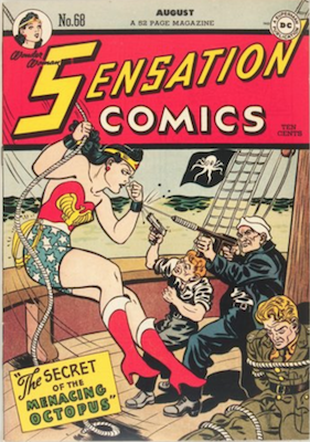 Sensation Comics #68: First Huntress. Click for value