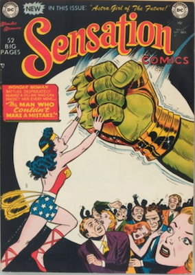 Sensation Comics #99: First Astra, Girl of the Future. Click for value
