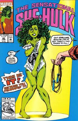 Sensational She-Hulk #40: Click Here for Values