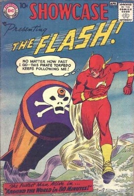 Showcase #13: third Appearance of the Silver Age Flash. Click for values