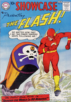 Showcase #13: 3rd appearance of Silver Age Flash. Click for values