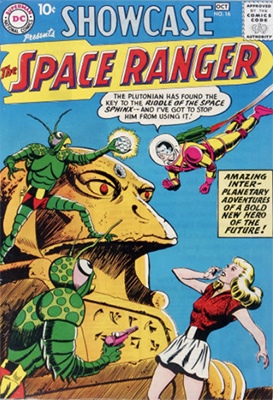 Showcase #16 (1958): Second Appearance of Space Ranger (Rick Starr). Click for values