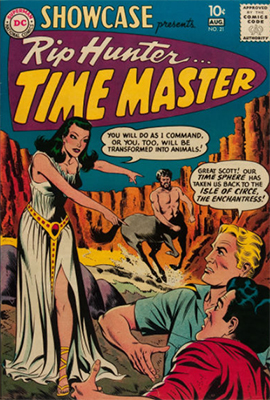 Showcase #21: Second appearance of Rip Hunter, Time Master. Click for values