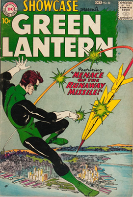 Showcase #22 (October 1959): Origin and First Appearance, Silver Age Green Lantern. A valuable Silver Age comic book. Click for market prices