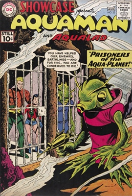 Showcase #33: Aquaman and Aqualad appearances. Click for values