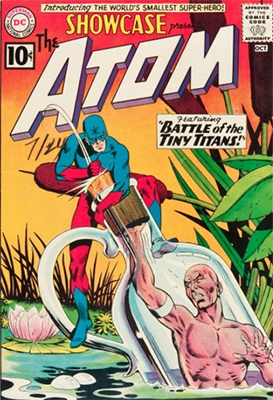 Showcase Comics 34 (October 1961): First Appearance of the Silver Age Atom (Ray Palmer). Click for values