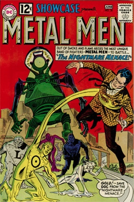 Showcase #38 (1962): Metal Men appearance. Click for values