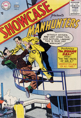 Showcase Comics #5: Manhunters appearance. Click for values