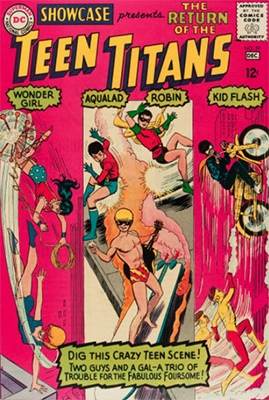 Showcase #59: third appearance of the Teen Titans. Click for values