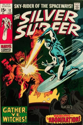 Silver Surfer #12 from the 1960s series. Click for value