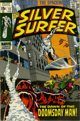 Silver Surfer #13 from the 1960s series. Click for value