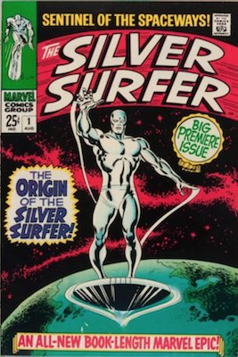 Silver Surfer Comic #1, August, 1968. Click for values