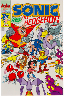 Sonic the Hedgehog #1: Click Here for Values