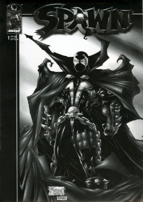 Spawn #1: Black and White Edition (1997). Click for value