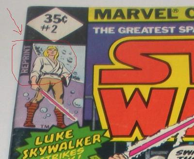 Star Wars Comics 1977 Value: issue #2 reprinted at 35c