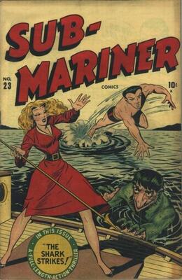 Sub-Mariner Comics #23: Click Here for Values