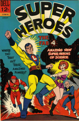 Super Heroes #1 (1967), Dell Comics. Click for values