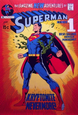 Superman #233: Classic Neal Adams cover, 'relaunch' issue. Click for values