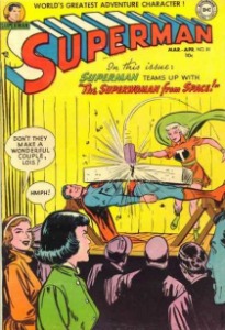 typical vintage comic books from the golden age
