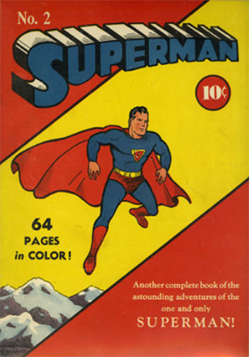 Superman Comic #2 (Sep 1939): Second in Series. Click for values